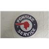 Image 2 : Pontiac service tin sign - 12" diameter