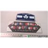 Image 1 : NHL Wall hanging + Toronto Maple Leafs key hat rack