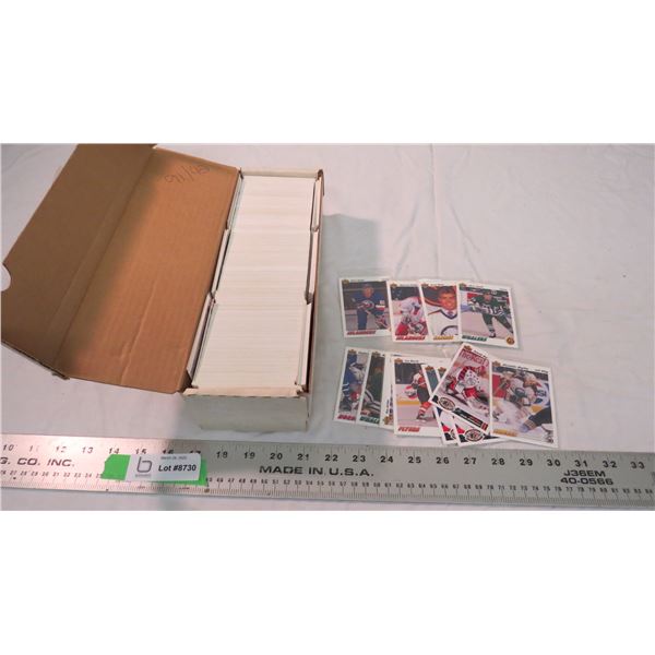 1991-92 UD Hockey cards- approx 500 qty