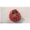 Image 2 : Red&Clear Beaded dress on small doll