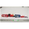Image 1 : 5 toys - Train, firetruck, semi, 2 cars