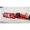 Image 2 : 5 toys - Train, firetruck, semi, 2 cars