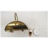 Image 3 : Brass Log Holder, shaving brush, dish