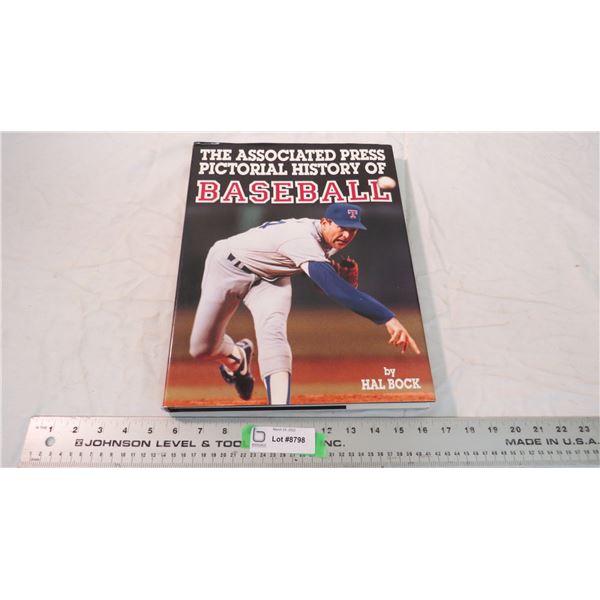 History of Baseball hardcover book - 208 pages - Bodnarus Auctioneering