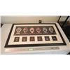 Image 1 : The Original 6 framed picture with ceramic mini-jerseys - 43x25 (1998)