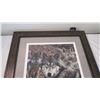 Image 3 : Ducks Unlimited wolf picture in frame - 31x37