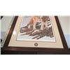 Image 3 : Ducks Unlimited framed picture - "Alpine Hunter" - 32.5x44