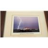 Image 3 : Saskatchewan Fireworks picture in frame - Henry James 2010 - 14x24