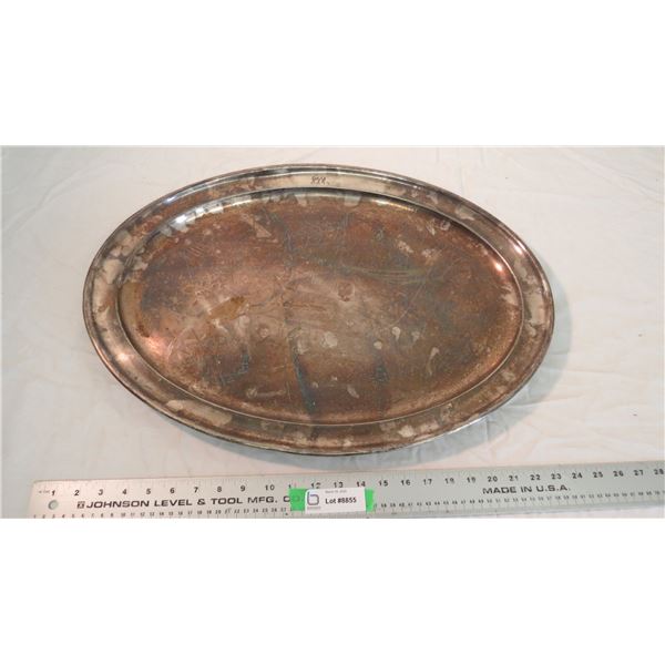 CPR Silver Plated platter (large) - 24x17.75"