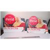 Image 1 : 2X THE BID PRICE - Coke cardboard displays 29x21