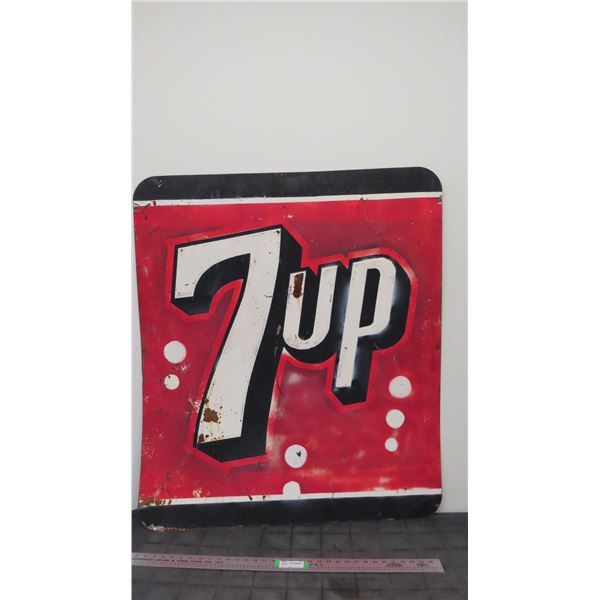 7-UP tin sign 38x44