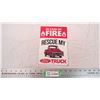 Image 1 : Ford Truck tin sign - 6.25x9