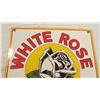 Image 2 : White Rose Dealer sign - enamel - 9x9