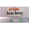 Image 1 : Orange Crush enamel sign - 8x4.5