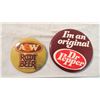 Image 2 : Dr Pepper + A&W button pins