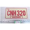 Image 1 : 76 Hazzard - collector license plate