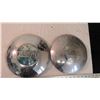 Image 2 : (2) Vintage Fargo Hubcaps