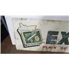 Image 2 : Export Cigarette tin sign (double sided, both sides different) - 21x88"