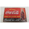 Image 2 : Coca Cola tin sign - 8x12