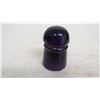 Image 2 : Purple glass telephone insulator