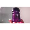 Image 6 : Purple glass telephone insulator