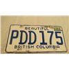 Image 2 : Pair of BC plates - 1974