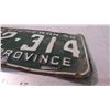 Image 4 : 1956 - Sask license plate