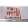 Image 1 : 1975 - Sask license plate pair