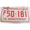Image 3 : 1975 - Sask license plate pair