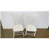 Image 1 : *2X THE BID PRICE - Vintage wooden chairs