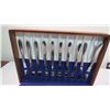 Image 3 : Debonair stainless mb (Japan) Cutlery set -42 pieces in wood box