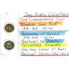 Image 1 : Two 2021 Colour Commemorative Coins - Klondike Gold Rush Loonie, Insulin Discovery Anniversary Tooni