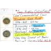 Image 1 : Two 2021 Colour Commemorative Coins - Klondike Gold Rush Loonie, Insulin Discovery Anniversary Tooni