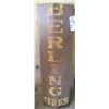 Image 1 : Metal Rustic Tire Sign "Berling Tires" - (50" x 15")