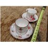 Image 2 : Royal Albert Petit Point & Centennial Rose Tea Cups & Saucers