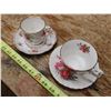 Image 3 : Royal Albert Petit Point & Centennial Rose Tea Cups & Saucers