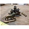 Image 2 : Metal Miniature Lions, Canon, Gramophone