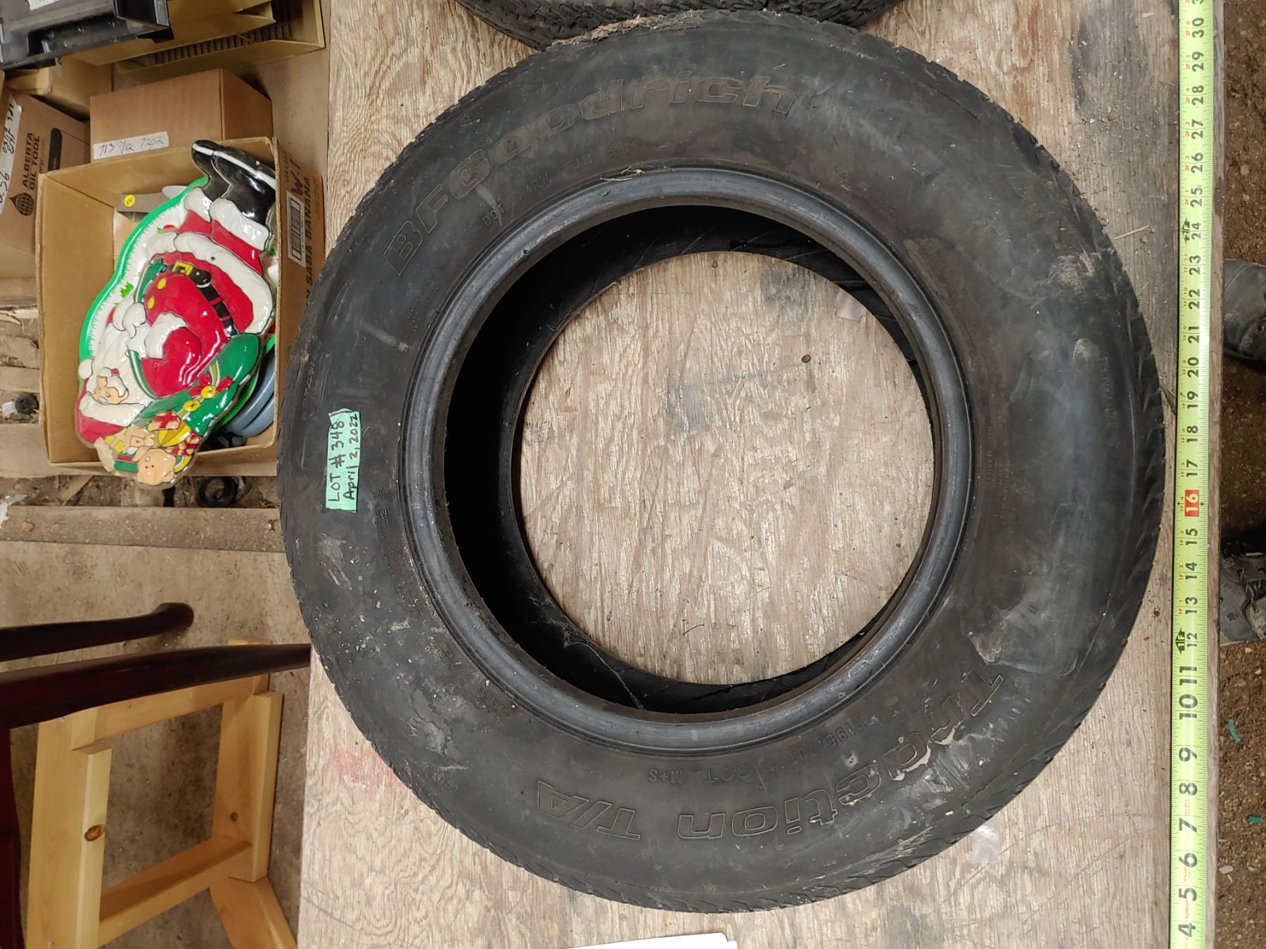 Tire & Rim - Seiberling P195/75R14 & BF Goodrich Traction T/A P195/70R14