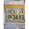 Image 2 : 1968-69 Sask car plates & 1971 Manitoba plates