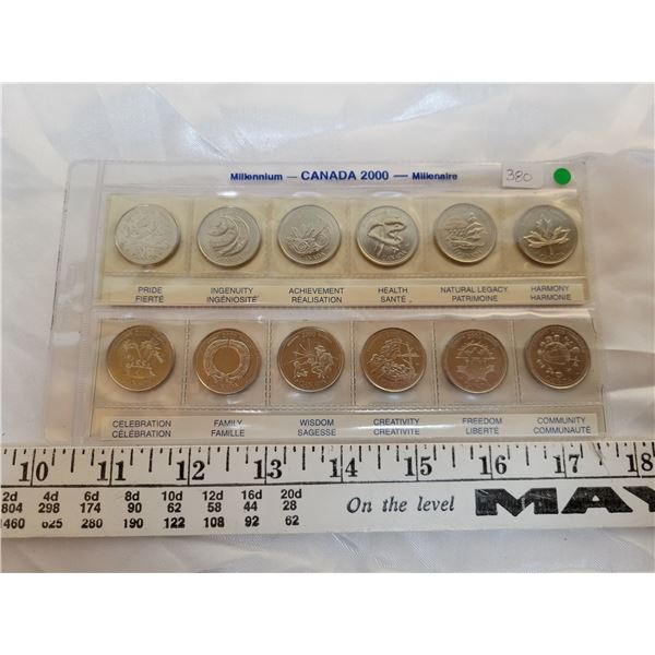 Canada 2000 Complete millenium coin set