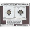 Image 1 : Silver Five Cents 1919 & 1920