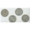 Image 2 : CANADA  1958, 1953, 1960, 1961  25 CENT  SILVER ELIZABETH II