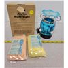 Image 1 : Aroma night light with 2 bags of scented crystals - new with box