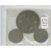 Image 1 : 1937 Half Crown, 1962 Six Pence, 1947 Six Pence