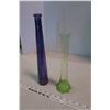 Image 3 : Purple & Green Glass Vases