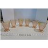 Image 1 : Pink Depression Glass - 6 Glasses