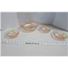 Image 1 : Pink Depression Glass - Bowl & 3 Dessert Bowls