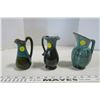 Image 1 : Wood Mountain Pottery - 3 Pitchers