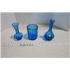 Image 1 : 3 Blue Vases