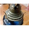 Image 4 : Blue Glass #2 Coal Oil Lamp